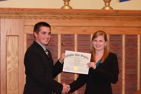 Alpha Phi Sigma Induction